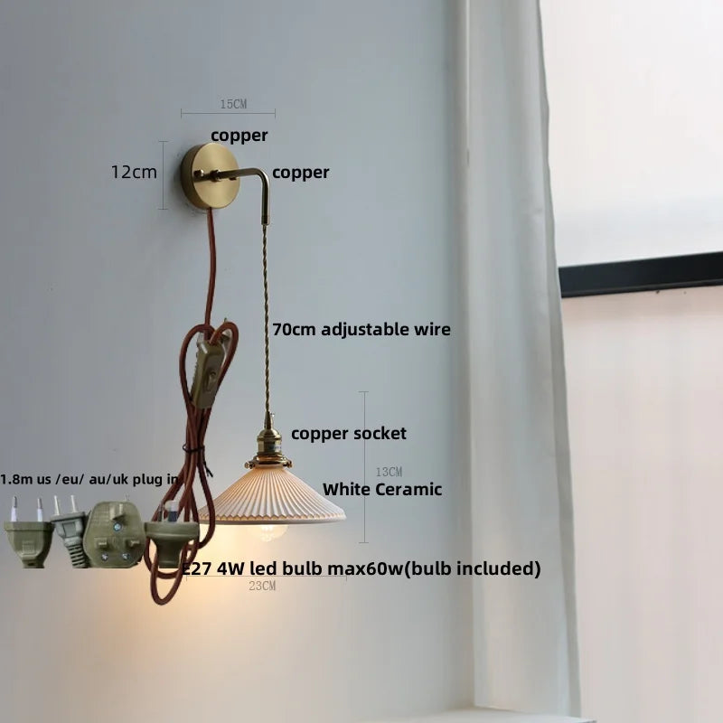 Afralia™ Clear Glass LED Wall Lamp Modern Crystal Home Decor Bathroom Mirror Light