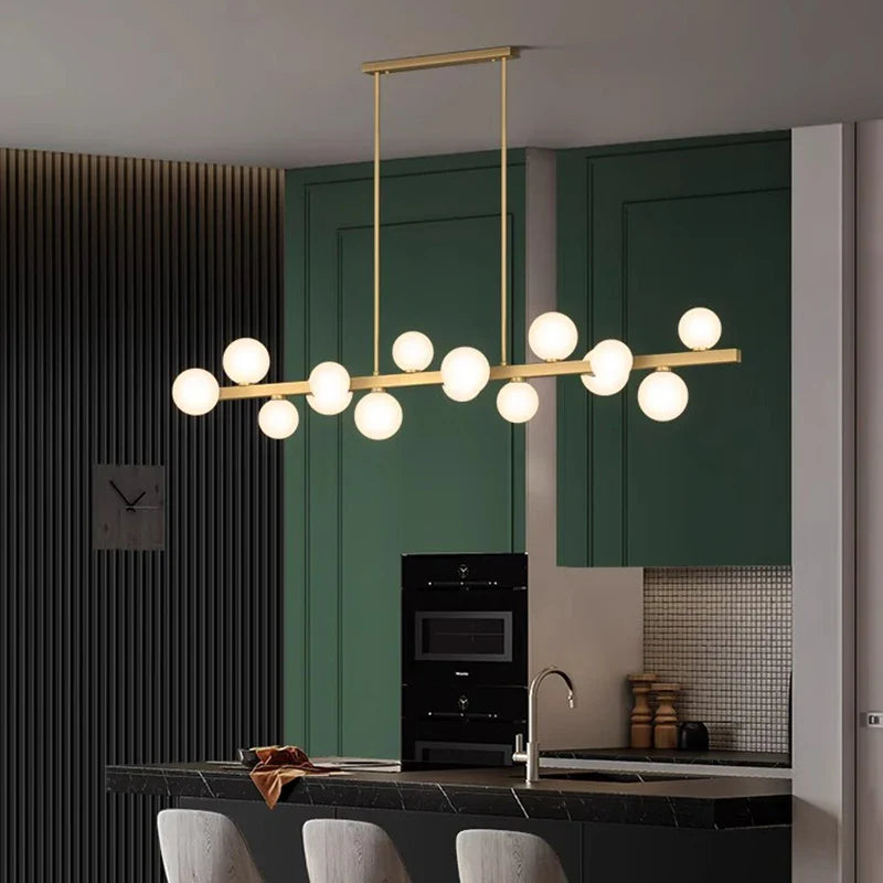 Afralia™ Modern LED Pendant Chandeliers for Living Room Dining Room Indoor Lighting