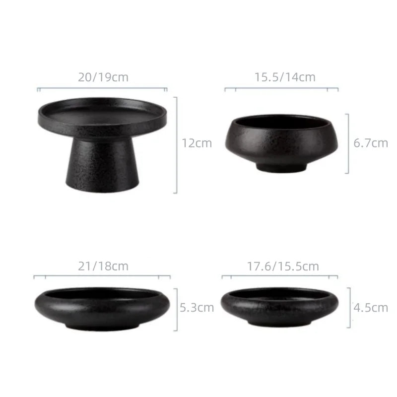 Afralia™ Ceramic Vase Sword Mountain Flower Arrangement Tools Home Decor Pot