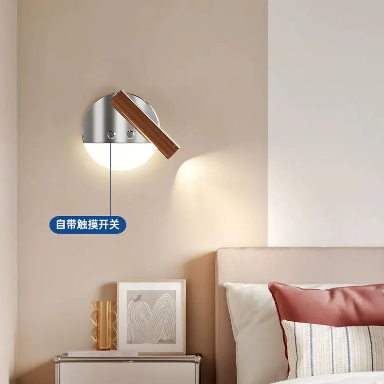 Afralia™ Full Spectrum Eye Protection Wall Lamp: Minimalist Design for Bedroom, Ancient Style for Foyer