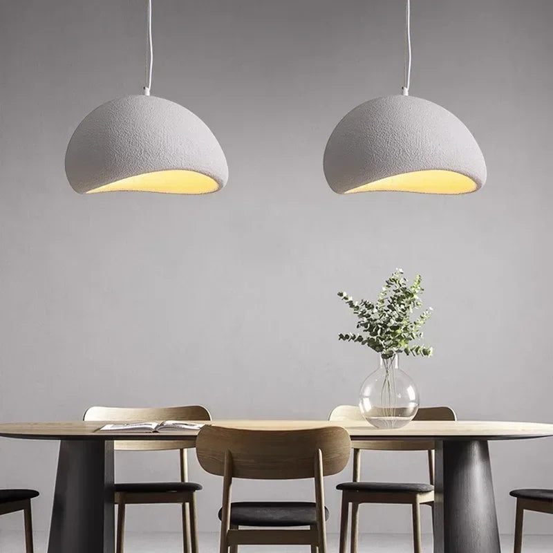 Afralia™ Wabi-sabi Pendant Light: Modern Living Room Bedroom Chandelier Hanging Lamp Fixtures