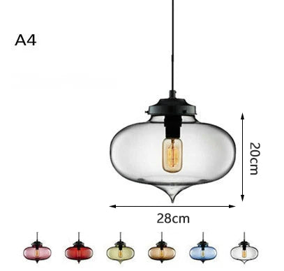 Afralia™ Colorful Glass Chandelier Light for Modern Living Room and Office