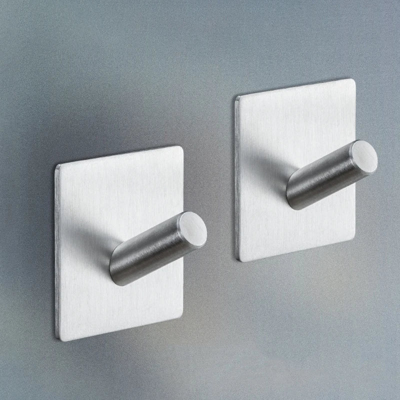 Afralia™ Stainless Steel Wall Hook for Bathroom and Kitchen - Black Robe Hook