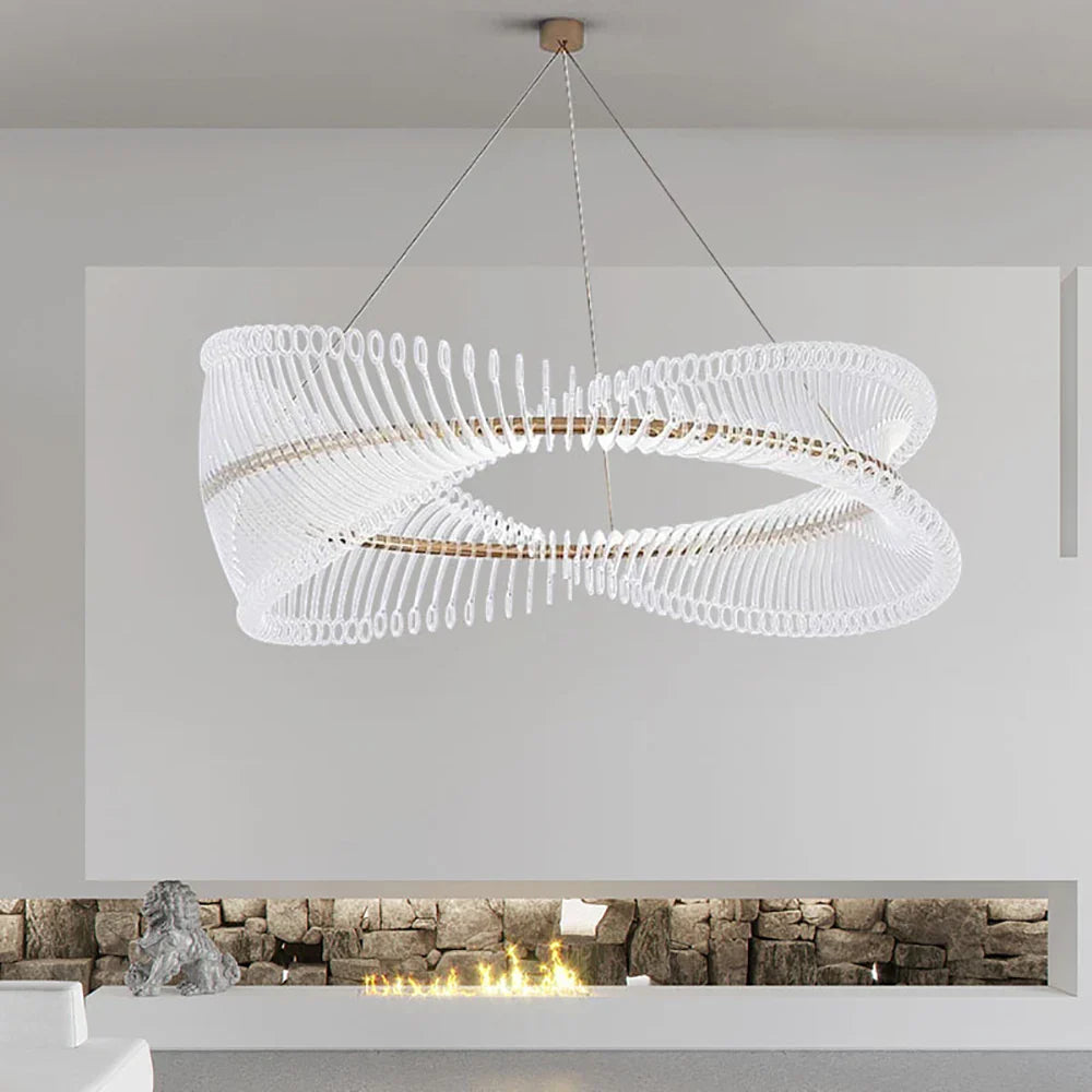 Afralia™ Luxury Gold LED Pendant Lights for Modern Home Decor