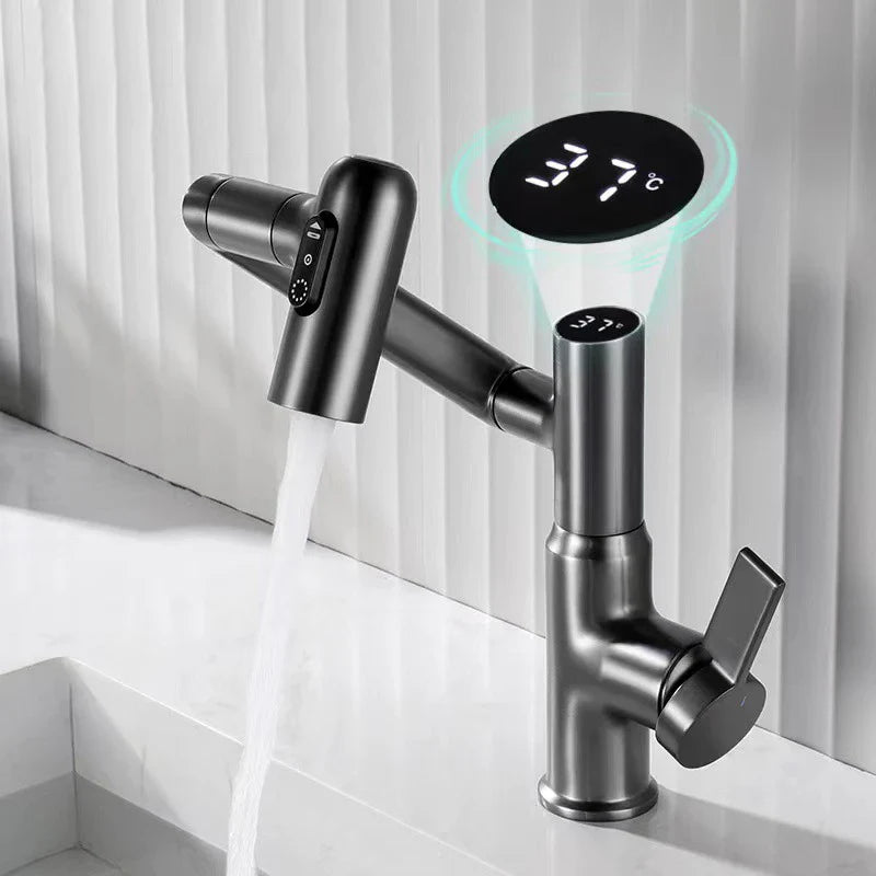 Afralia™ LED Basin Faucet 360 Rotation Multi-function Mixer Tap for Bathroom