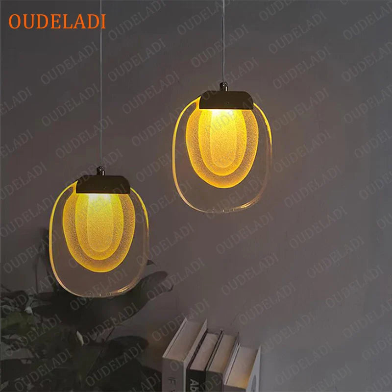Afralia™ Crystal LED Pendant: Elegant Lighting for Dining, Bar, Kitchen, Bedroom