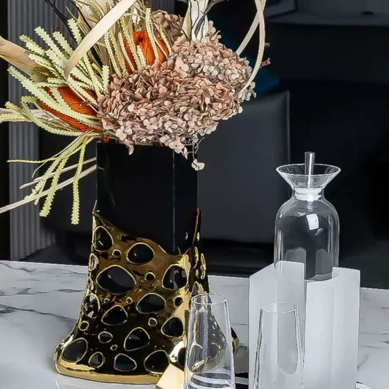 Afralia™ Geometric Acrylic Glass Vase Droplet Flower Arrangement Terrarium Pot