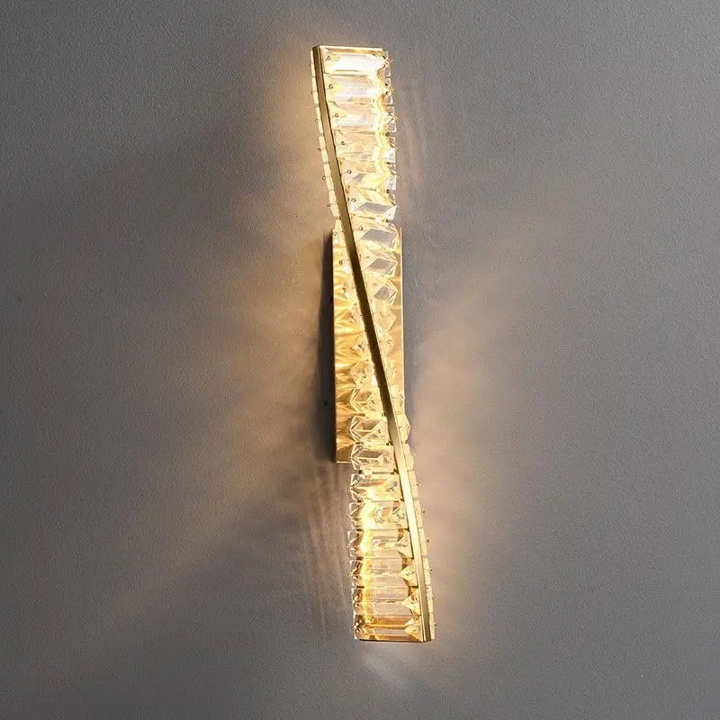 Afralia™ LED Crystal Wall Lights Modern Luxury Sconces for Elegant Home Decor