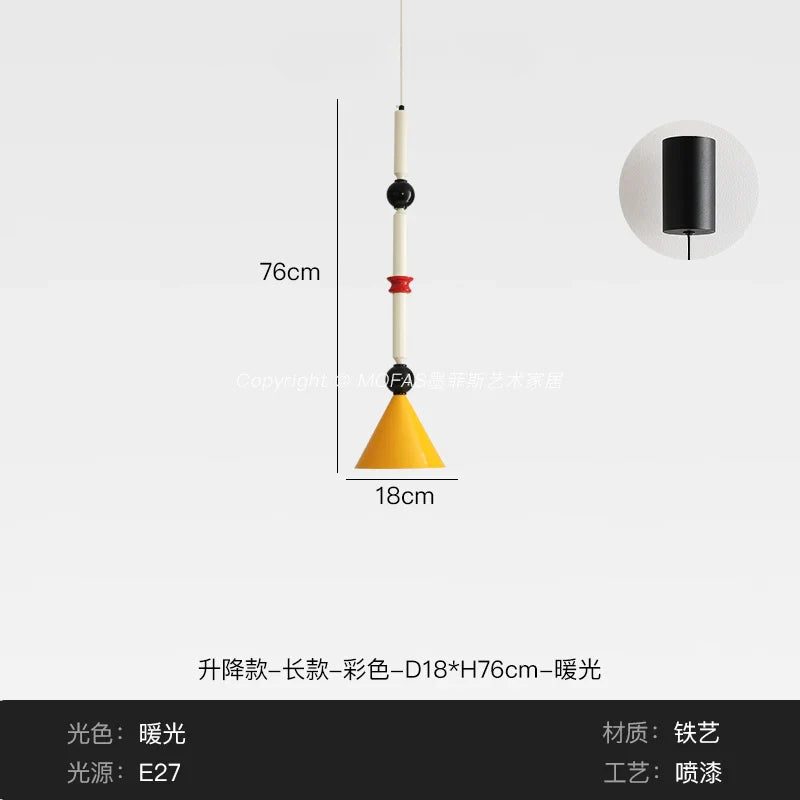 Afralia™ Industrial Vintage Pendant Light E27 Ceiling Chandelier - Modern Nordic Hanging Lamp for Home Decor