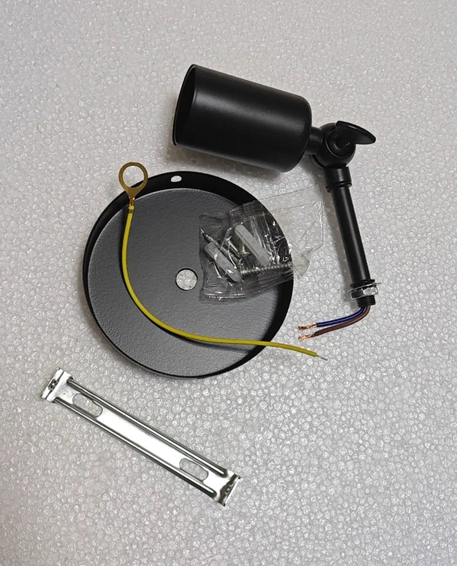 Afralia™ Nordic Industrial Retro Iron Wall Lamp E27 Vintage Wall Sconce for Living Room