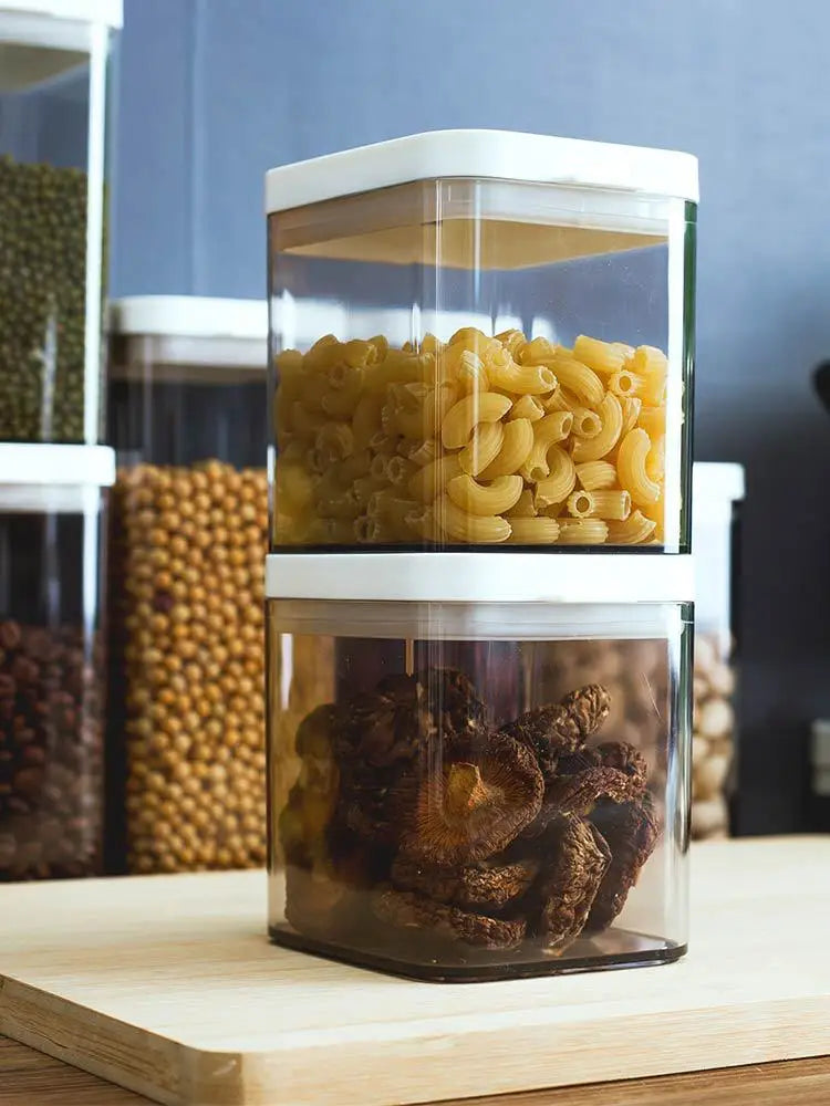 Afralia™ Bulk Hermetic Food Storage Container Plastic Organizer