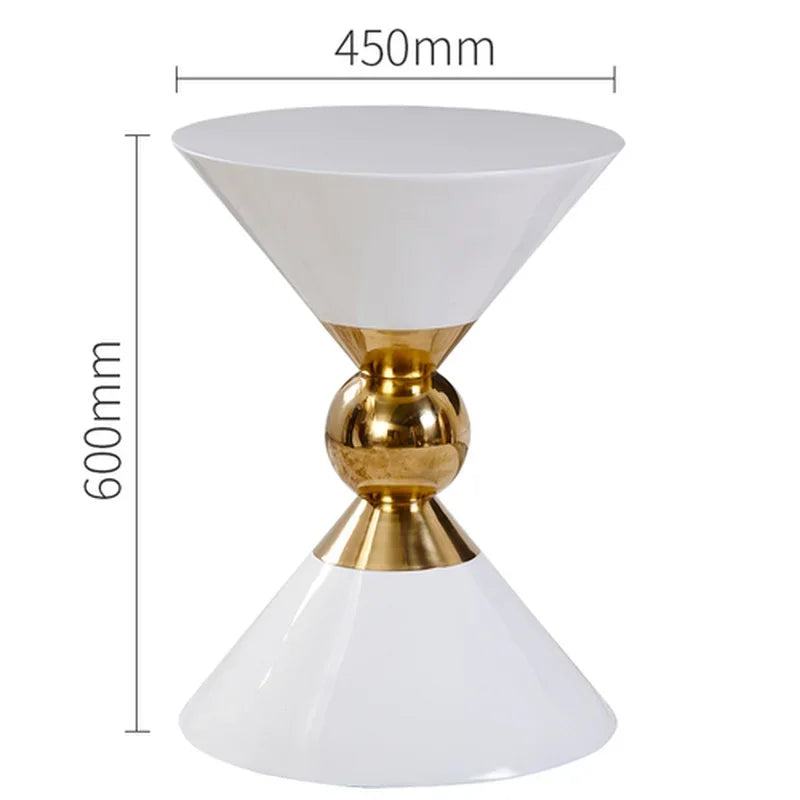 Afralia™ Nordic Modern Round Coffee Table Simple Creative Fashion Luxury Living Room Corner Tables
