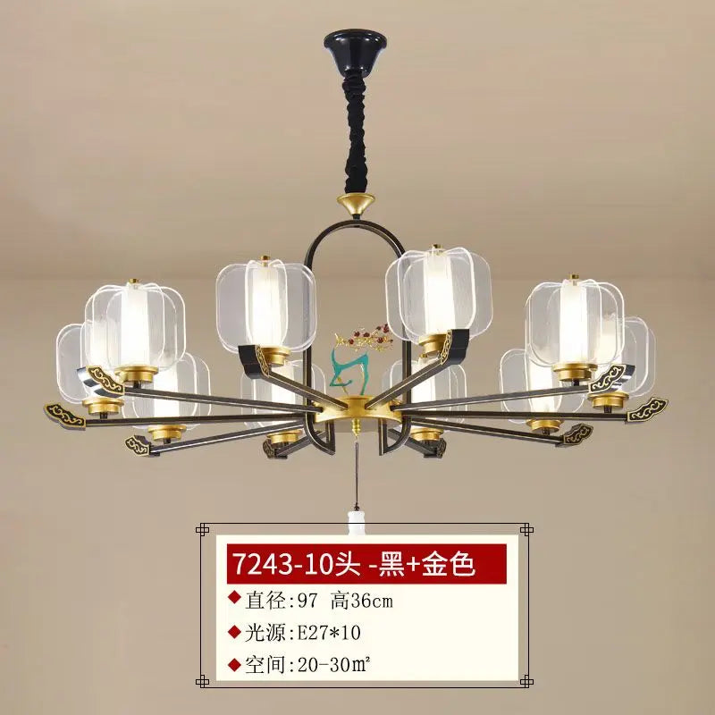 Afralia™ Deer Enamel Pendant Light | Chinese Style Zen Design for Home Decor