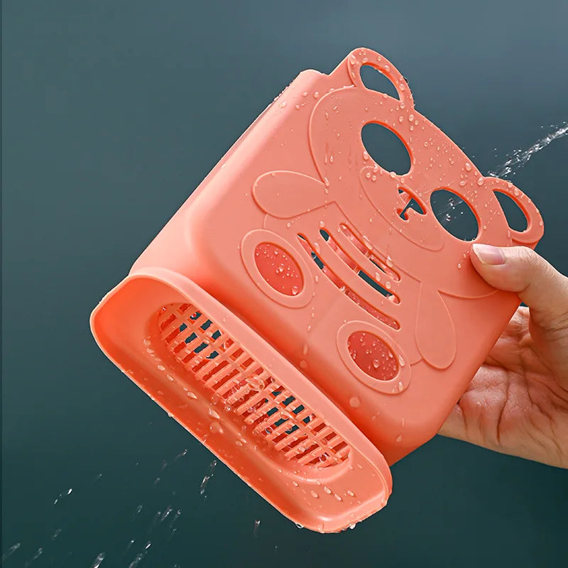 Afralia™ Cutlery Organizer Stand for Kitchen Storage and Drainage