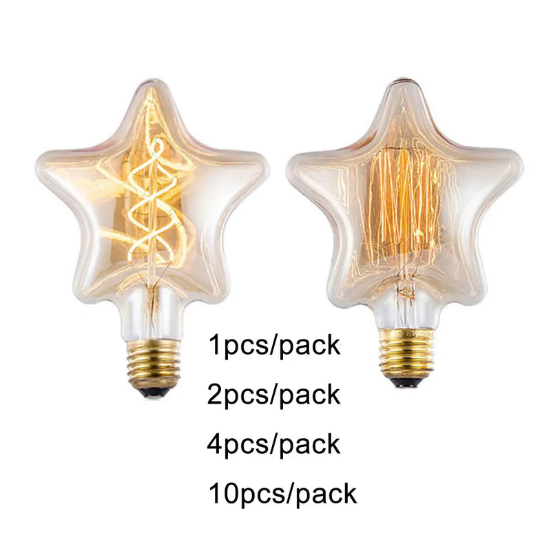 Afralia™ Soft Filament LED Vintage Edison Bulb E27 Retro Tungsten 4W 2300K Dimmable