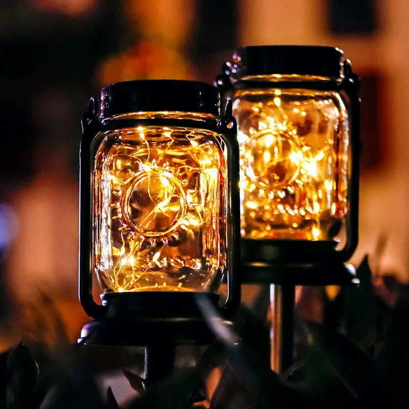 Afralia™ Solar Mason Jar Landscape Light