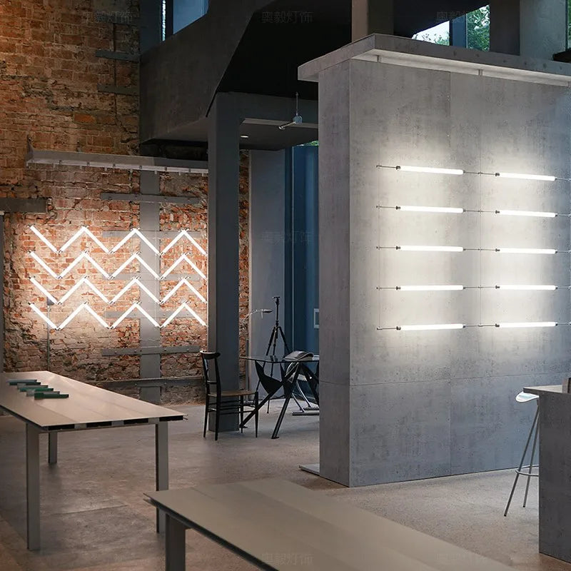 Afralia™ LED Chandelier: Modern Nordic Industrial Pendant Light for Dining Room and Bar