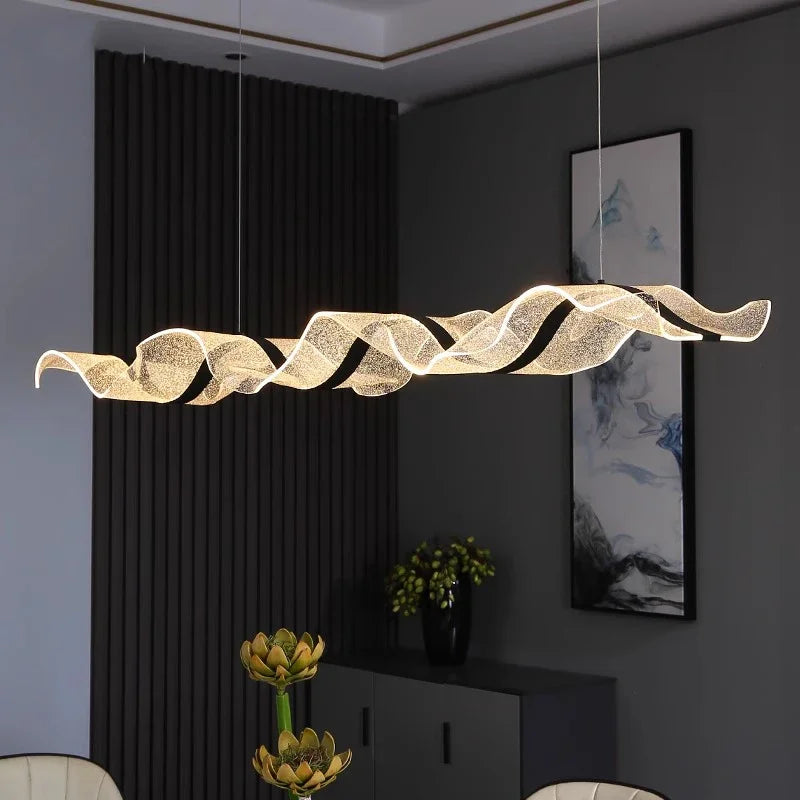 Afralia™ Elegant LED Pendant Chandeliers for Modern Indoor Lighting