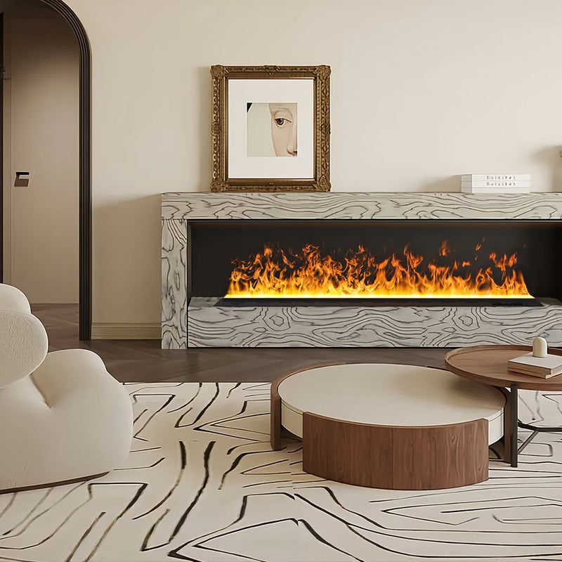 Afralia™ 3D Electric Fireplace with UV Germicidal Lamps and Humidifier