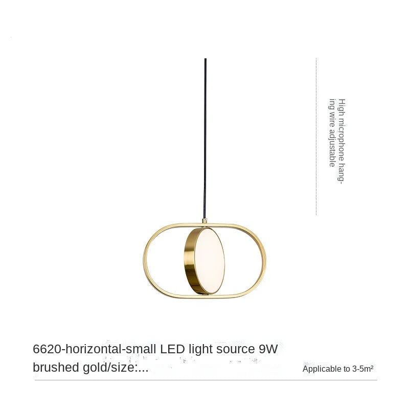 Afralia™ Magic Eye LED Pendant Chandelier for Dining Bedside Bar Home Decor