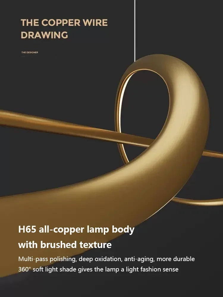 Afralia™ Modern LED Pendant Light - Stylish Ceiling Chandelier for Living, Dining, and Bedroom