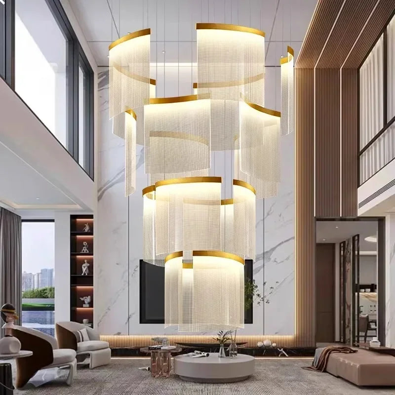 Afralia™ Elegant LED Ceiling Chandelier for Modern Bedroom and Dining Room