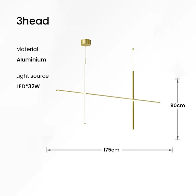 Afralia™ Square Chandelier Modern Lighting for Hotel Dinning Room Decor