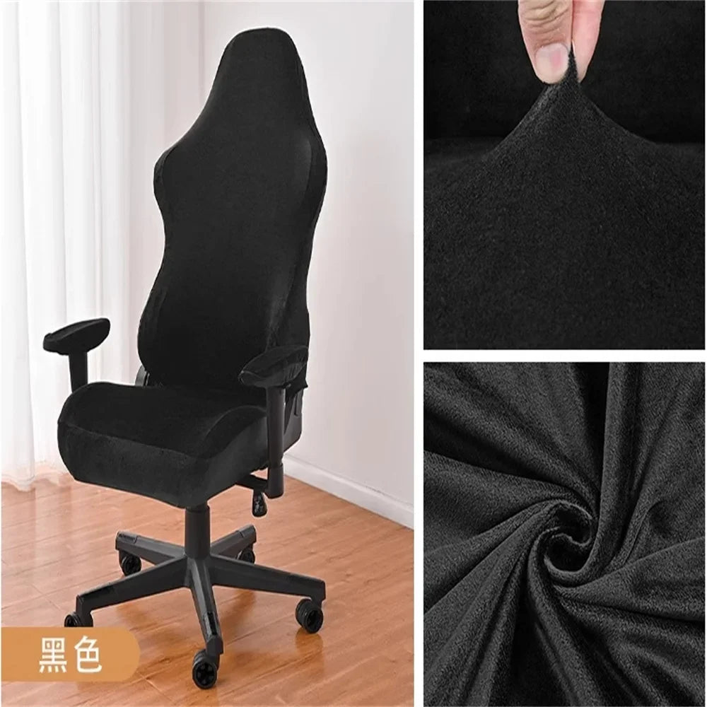Afralia™ Velvet High Back Chair Cover: Stylish, Elastic, and Comfortable Seat Case