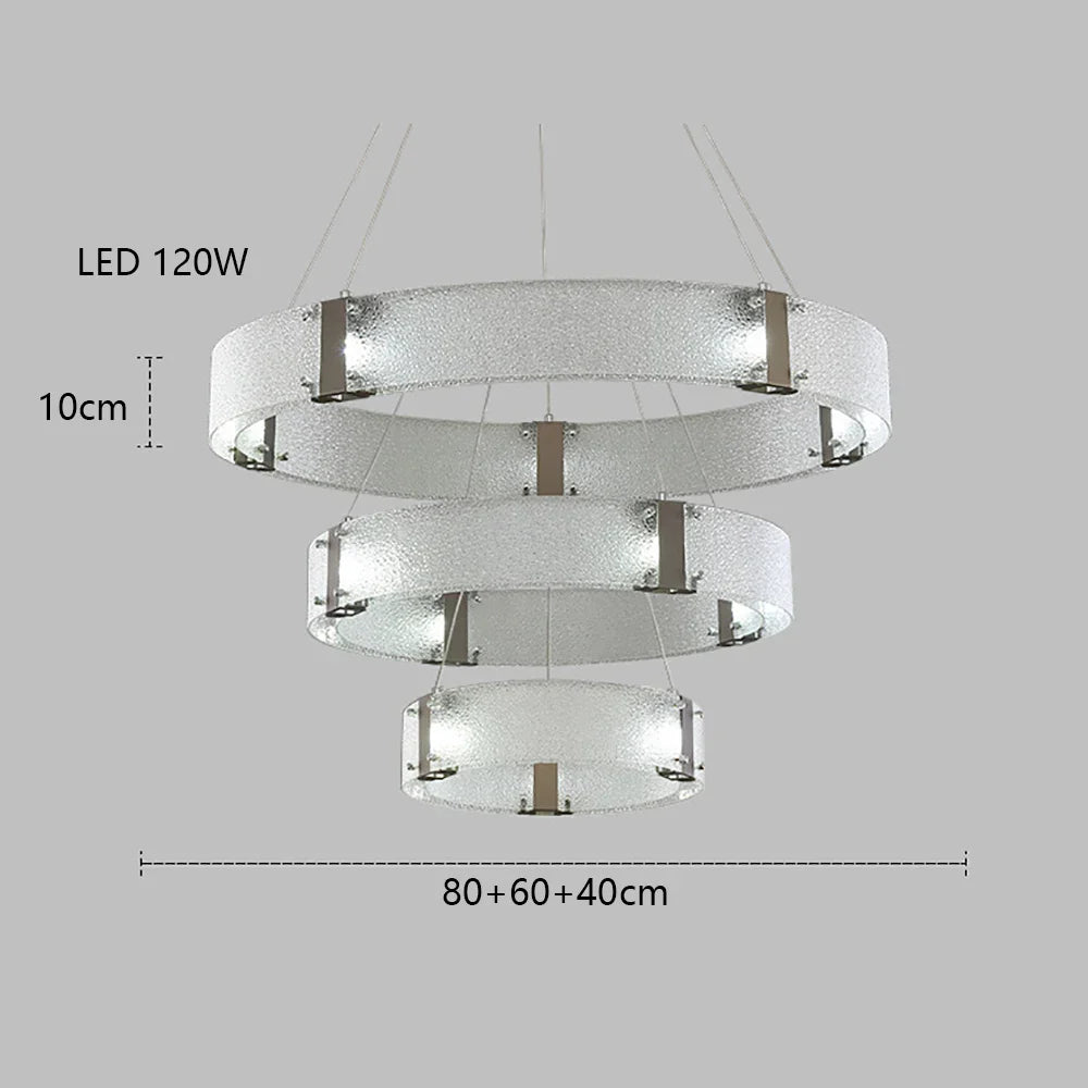 Afralia™ Gold LED Chandelier for Luxe Living Room Lighting