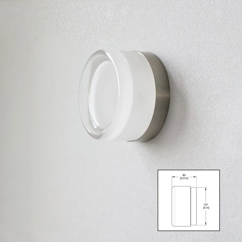 Afralia™ Glass Sconce LED Wall Lamp for Luxury Living Room & Bedroom