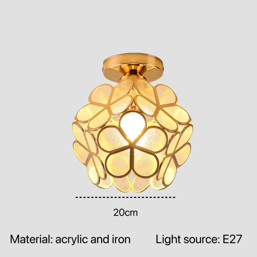 Afralia™ Modern Petal Acrylic Pendant Lamp LED Hanging Lighting