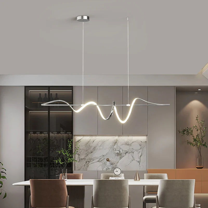Afralia™ Minimalist LED Pendant Lights for Dining Kitchen Bar Home Decoration