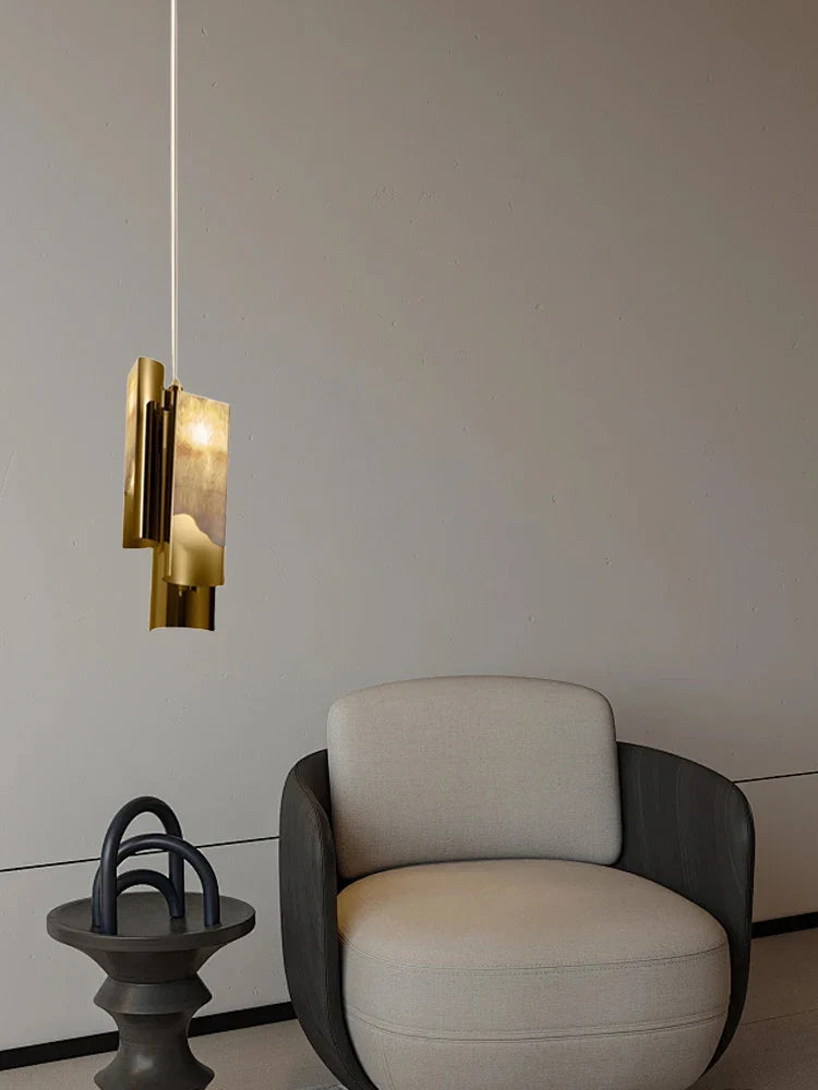 Afralia™ Marble Pendant Light: Luxury Designer Stone Hanglamp for Dining Room & Kitchen Island