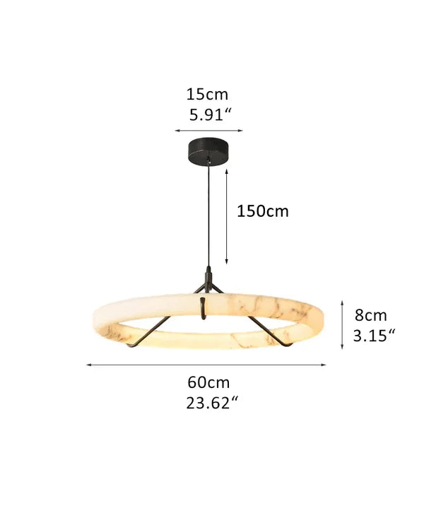 Afralia™ Marble Chandelier Pendant Light for Kitchen Dining Living BedroomLuxury Lighting