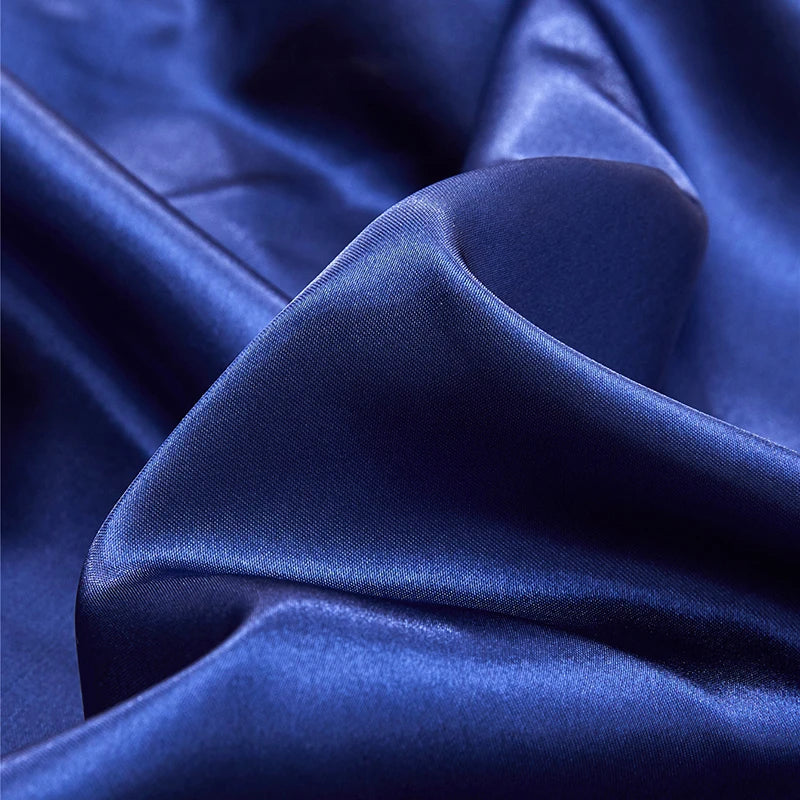 Afralia™ Luxe Rayon Satin Pillowcase with Elastic Band - Soft, Smooth, Comfortable Home Pillow Cover