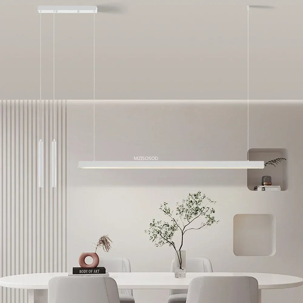 Afralia™ Minimalist Dimmable Chandelier for Dining Kitchen Office Bar Pendant Lighting