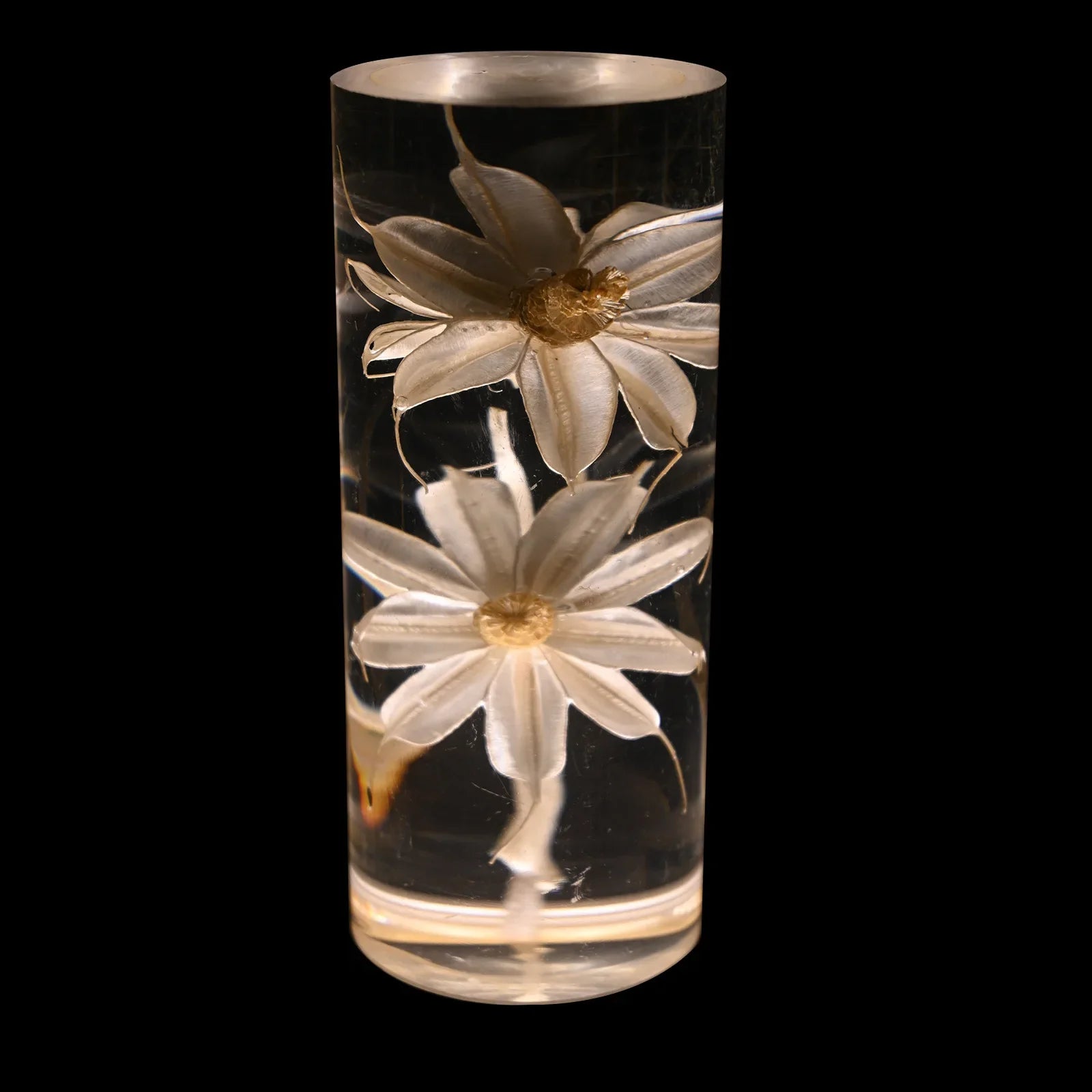 Afralia™ Eternal Flower Acrylic Desk Lamp LED Nightlight Bedroom Bedlight Decoration