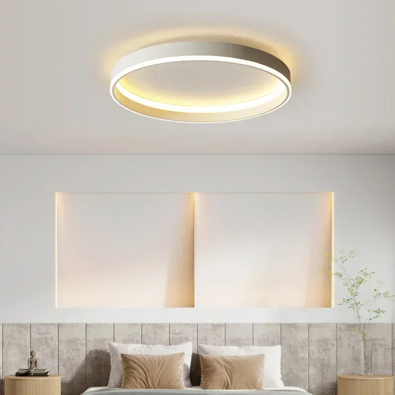 Afralia™ Circular LED Ceiling Lights for Home Decor and Indoor Lighting