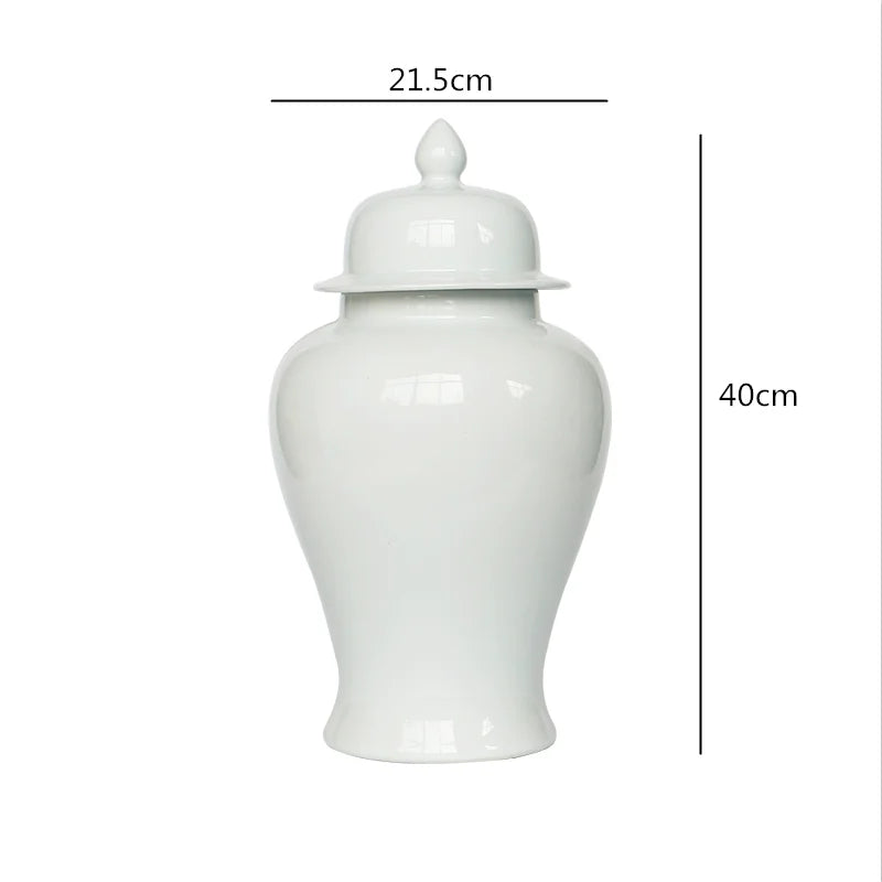 Afralia™ Chinese Retro Handcrafted General Jar Vase for Home Decor & Storage