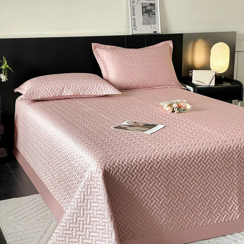 Afralia™ Lyocell Eucalyptus Fiber Quilted Bedspread - Soft Cool Feeling Bed Cover for Summer