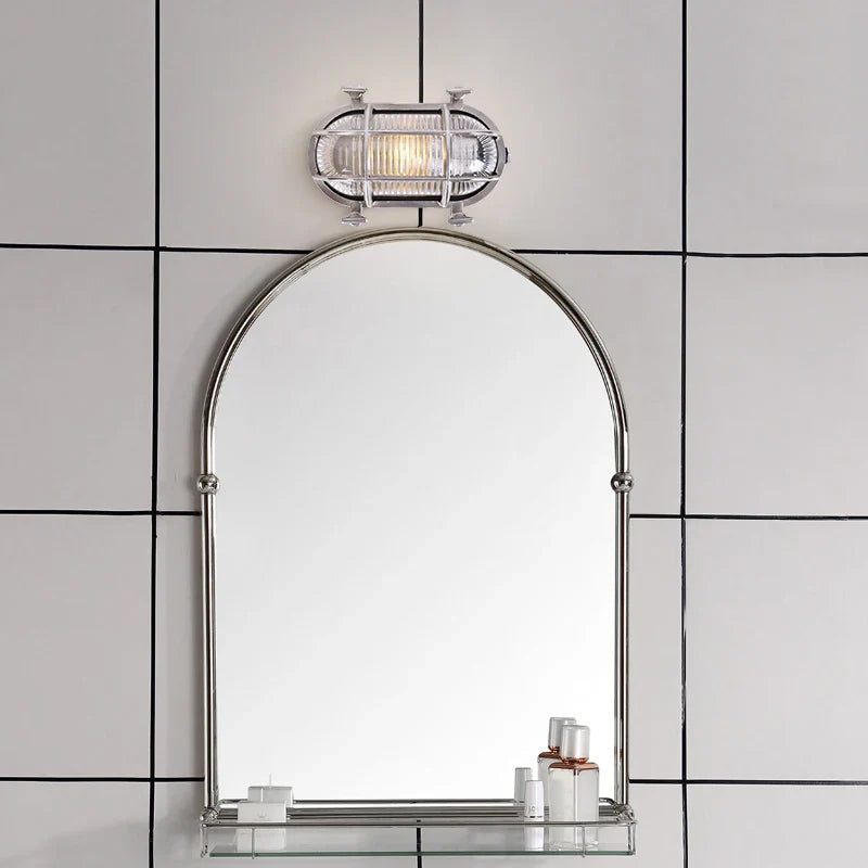 Afralia™ Industrial Outdoor Wall Lamp Waterproof LED Wall Light for Porch Garden Balcony