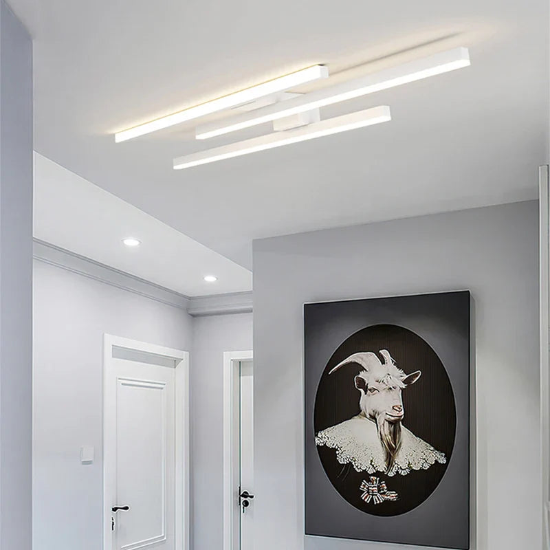 Afralia™ Modern LED Ceiling Chandelier for Home Decor