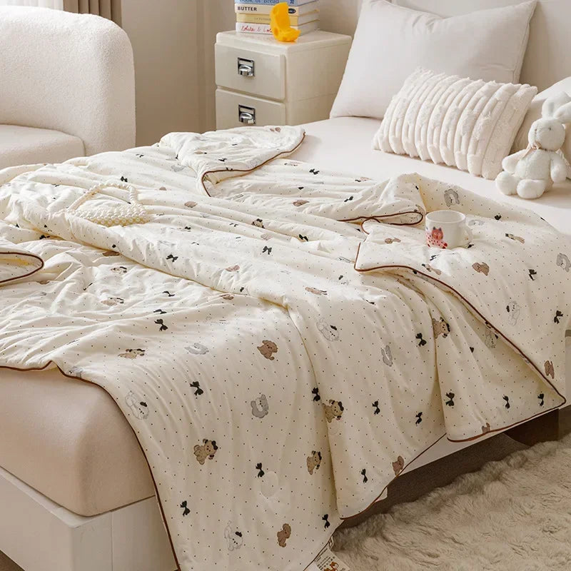 Afralia™ Cooling Summer Blanket | Soft & Breathable Natural Plant Comforter