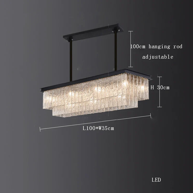 Afralia™ Crystal LED Chandelier: Minimalist Luxury Lighting for Dinning Table