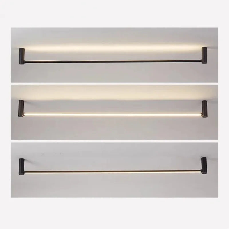 Afralia™ LED Strip Wall Lamp for Living Room Bedroom Ceiling, Modern Minimalist Atmosphere