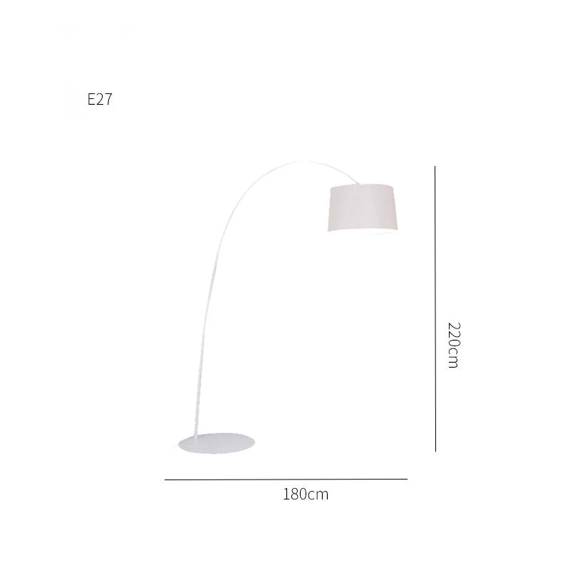 Afralia™ Modern Black Floor Lamp for Living Room & Bedroom Lighting