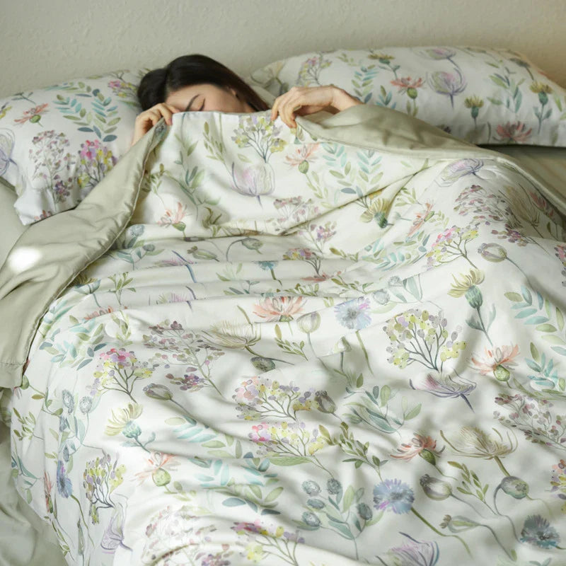 Afralia™ Floral Comforter: Ultra Soft & Breathable Summer Quilt - Top Quality & Stylish