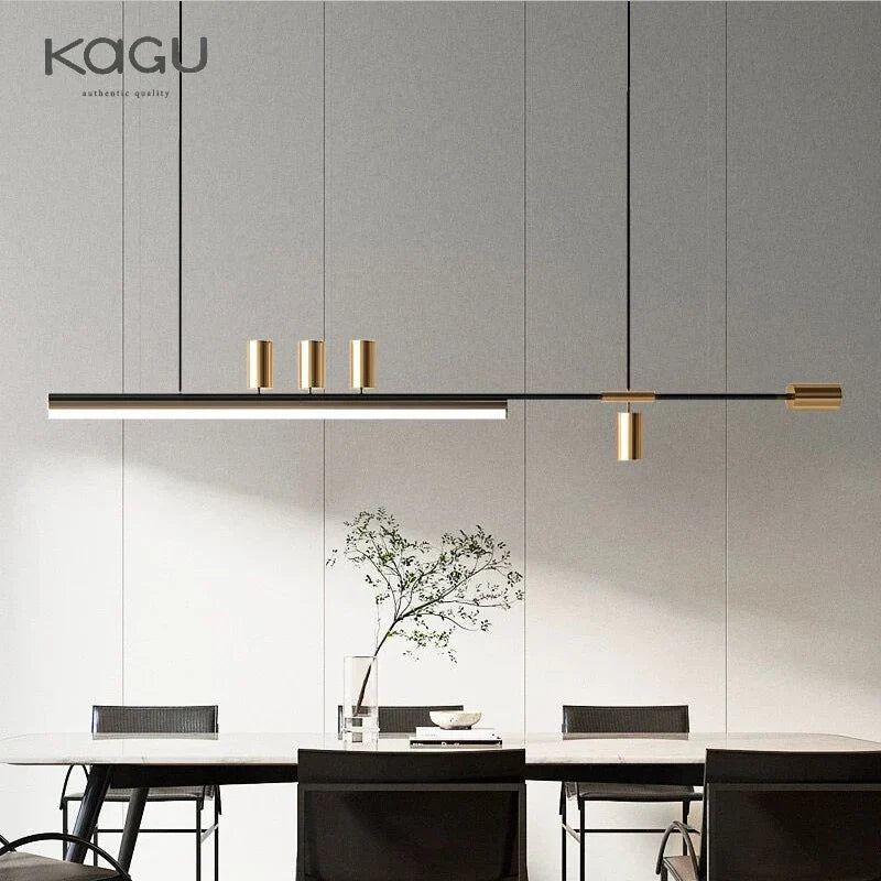 Afralia™ Modern Minimalist LED Ceiling Chandelier for Dining Table Home Indoor Lighting