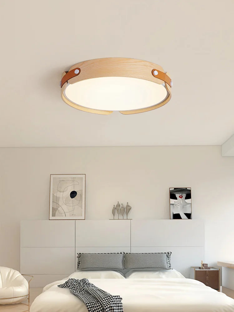 Afralia™ Modern Minimalist Round Ceiling Lights LED Living Room Lamp