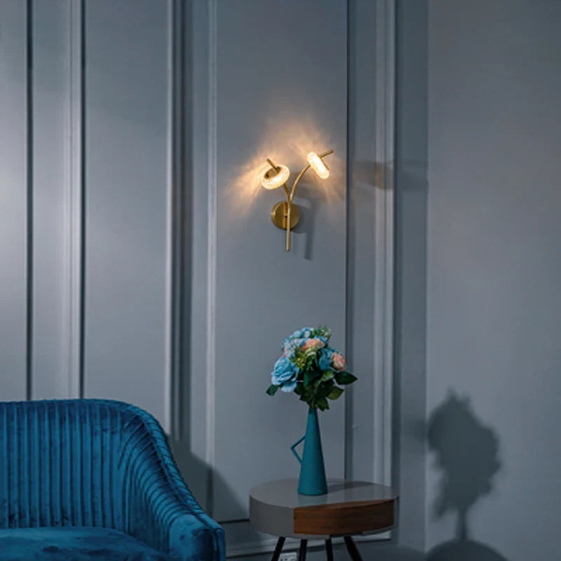 Afralia™ Crystal Lustre LED Chandelier for Home Decor - Luxury Round Ceiling Lamp